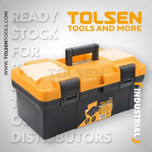 Tolsen Heavy Duty Plastic Tool Box 80201